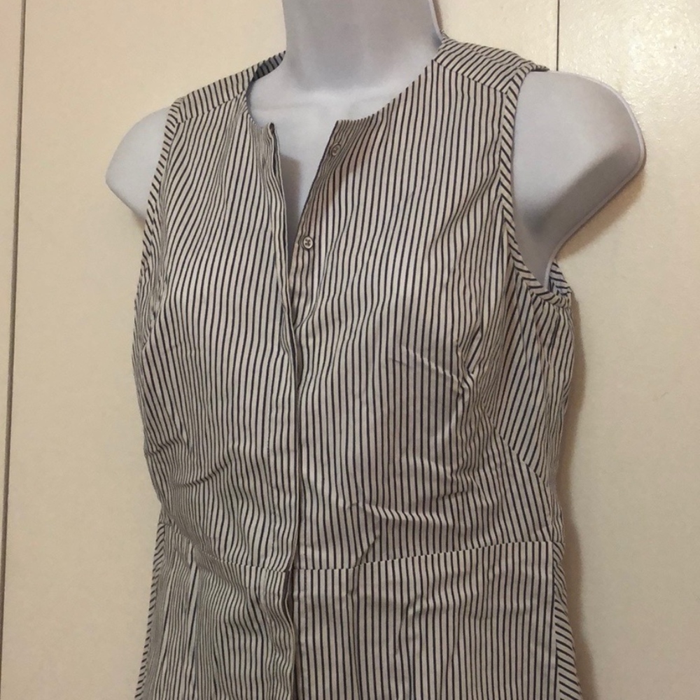 Intermix (Exclusive) Poplin Button Down Blouse - Picture 5 of 6